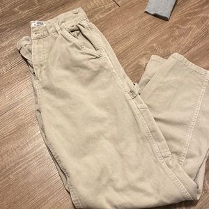 beige cargo pants from garage no damage to them